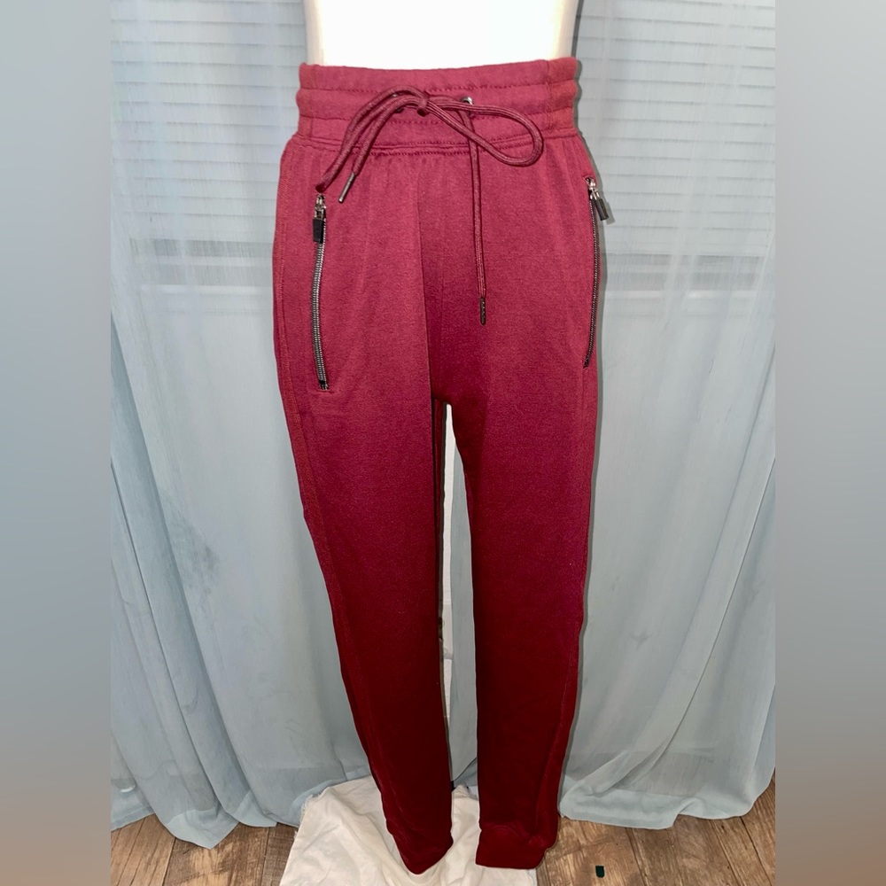 Nine West Active Maroon Joggers- size small